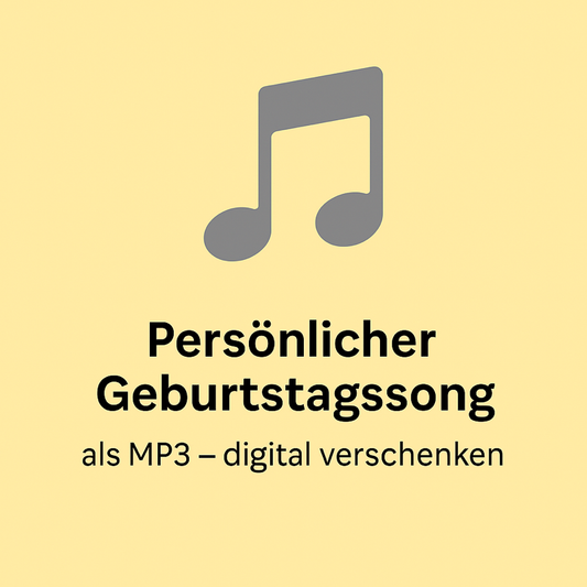 Nur Song – Verschenke einen persönlichen Geburtstagssong (digital)